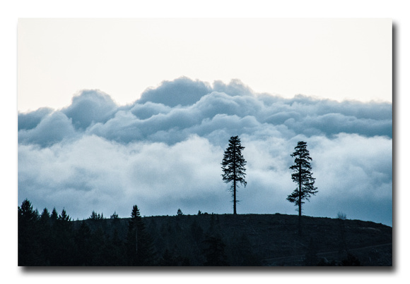 Scoggins Valley Ridge with Clouds #2