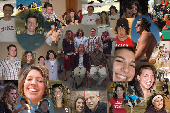 collage of family pictures