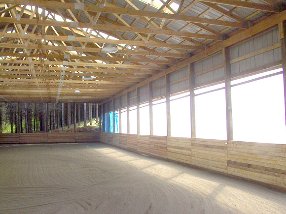60 x 135 riding arena side view
